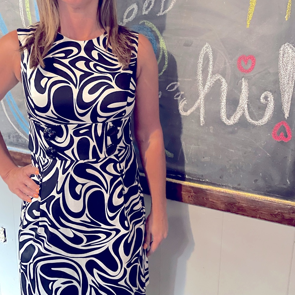 Michael Kors midi dress with pockets EUC